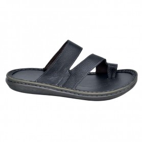 Sandales Homme Noires Trois Bandes - SDL2923