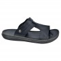Sandales Homme Cuir Noir Bride Croisée - SDL2924
