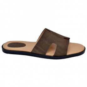 Sandales Homme Marron Clair Daim Élégantes - SDL2935