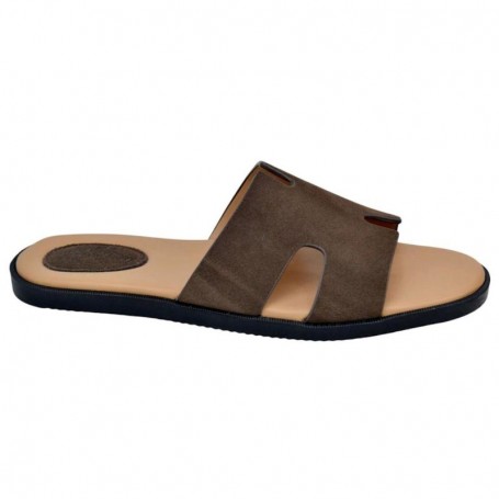 Sandales Homme Marron Clair Daim Élégantes - SDL2935