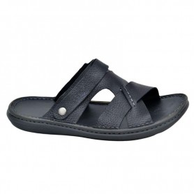 Sandales Homme Cuir Noir Brides Croisées - SDL2946