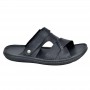 Sandales Homme Cuir Noir Brides Croisées - SDL2946