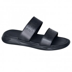 Sandales Homme Noires Doubles Lanières - SDL2957