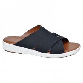 Sandales Homme Noires à Design Croisé - SDL2960
