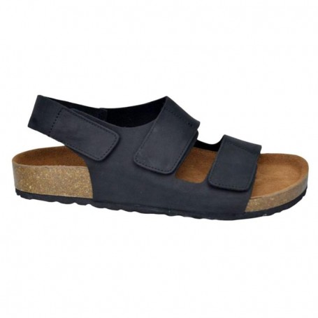 Sandales Homme Noires à Velcro – Pratiques et Confortables - SDL2975