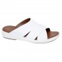 Sandales Blanches Homme Bandes Croisées Dakar – Style Chic - SDL2983