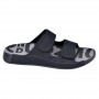 Sandales Noires Double Bride Velcro Dakar – Confort Moderne - SDL2985