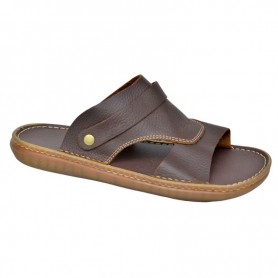 Sandales Marron en Cuir Homme Dakar – Style Authentique - SDL2988