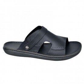 Sandales Homme Cuir Noir – Élégance - Confort - SDL2989