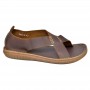 Sandales Fermées Cuir Marron Homme – Protection et Style - SDL2990