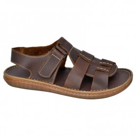Sandales Homme Marron en Cuir - Scratch - Confort Quotidien - SDL3003