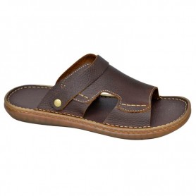 Sandales Homme Cuir Marron Élégantes - SDL3006