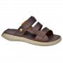 Sandales Cuir Marron Triple Bride - SDL3007