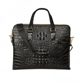 Sac Professionnelle Noir Effet Croco - SC2938