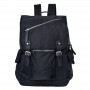 Sac à Dos Noir Tendance Fermeture Asymétrique - SC2993