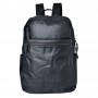 Sac à Dos en Cuir Noir Minimaliste | Confort et Praticité - SC2999