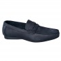 Mocassin homme noir en nubuck – Grande taille 40 à 50 - MOC647