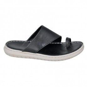 Sandale Homme Noire en Cuir Confort - SDL3028