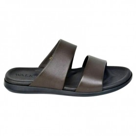 Sandales Homme Double Bride Marron Confortables - SDL3059