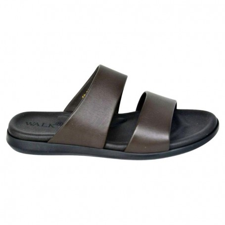 Sandales Homme Double Bride Marron Confortables - SDL3059