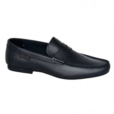Mocassin homme noir élégant - MOC662