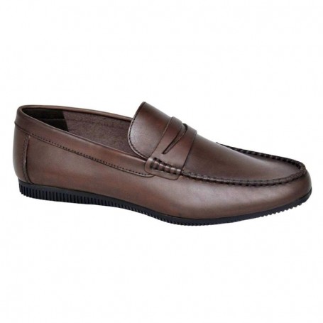 Mocassin marron classique homme - MOC673