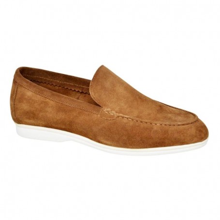Mocassin daim camel homme - Chaussure casual - MOC675