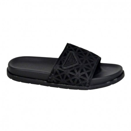 Sandale noire géométrique homme – Style moderne - SDL3070