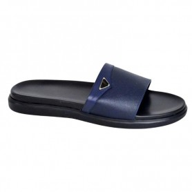 Sandale homme bleue à bride large – Fraicheur urbaine - SDL3082