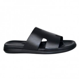 Sandale homme noire confortable orthopédique - SDL3100