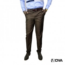 Pantalon Super 100 marron PTL05