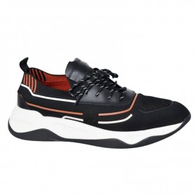 Sneakers noires streetwear homme - SNK508