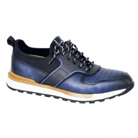 Sneakers bleu et noir homme - SNK509