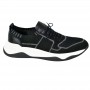 Sneakers noires confortables homme - SNK516