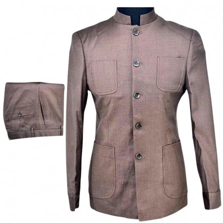 Costume safari africain taupe homme - CTM481