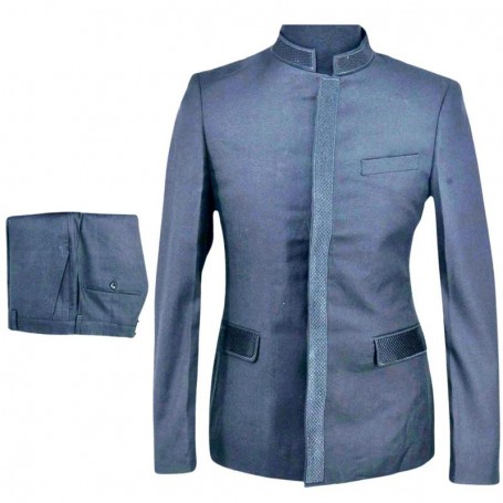 Costume safari africain gris foncé homme - CTM484