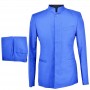 Costume safari africain bleu vif homme - CTM488