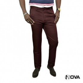 Pantalon Kaki bordeaux PTL09