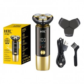 Rasoir Électrique Homme HTC GT-699 - Triple Lame - LED - USB Type-C