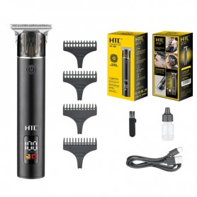 Tondeuse à Cheveux Professionnelle HTC AT-187 - T-Blade - LCD - 2 Vitesses
