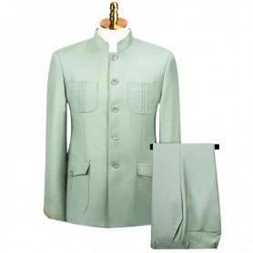 Costume Mao Homme Vert Clair - Style Chic - CTM500