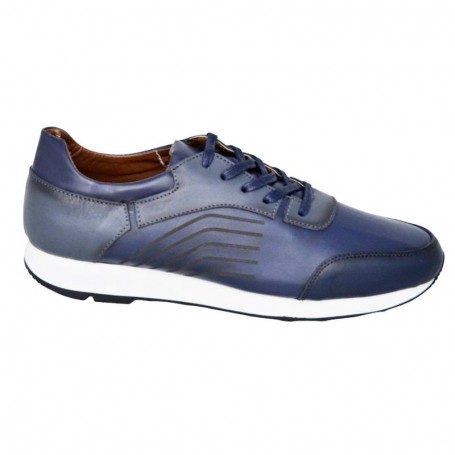 Chaussures Homme Bleu Marine Casual Running - SNK532