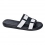 Sandale orthopédique homme noire et blanche – SDL3104