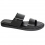Sandale orthopédique cuir noir perforé – SDL3116