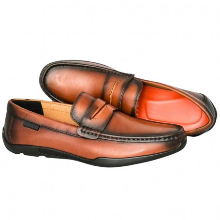 Mocassin marron homme grande taille – 41 à 50 - MOC681