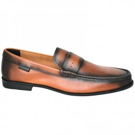Mocassin vintage marron homme grande taille – 41 à 50 - MOC684
