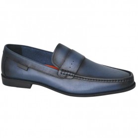 Mocassin bleu foncé homme grande taille – 41 à 50 - MOC685