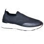 Baskets Homme Slip-On Noires – Élégance Décontractée - SNK541