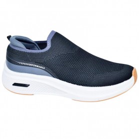 Baskets Homme Noires Confort Sport - SNK548