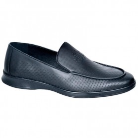 Mocassins Noirs Homme à Motif Discret - CDV1777